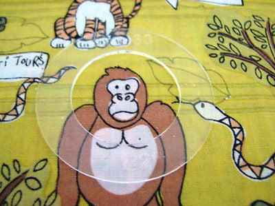 Cover Covered Button Template - Size 20 (1/2") Clear Plastic Acrylic Circle