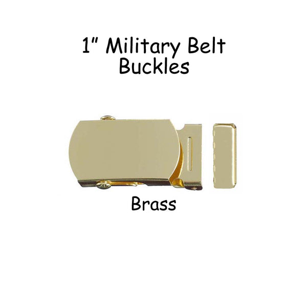 1" Military Belt Buckles