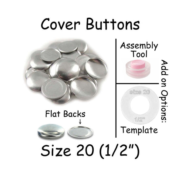 Size 20 Cover Buttons