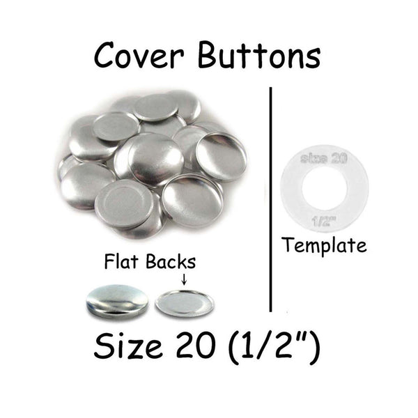 Size 20 Cover Buttons