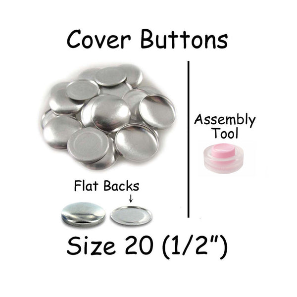 Size 20 Cover Buttons