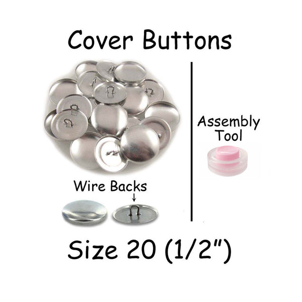 Size 20 Cover Buttons