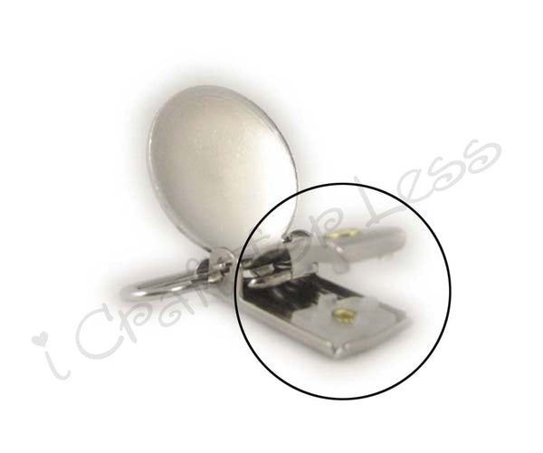 5mm Round Face Suspender Clips