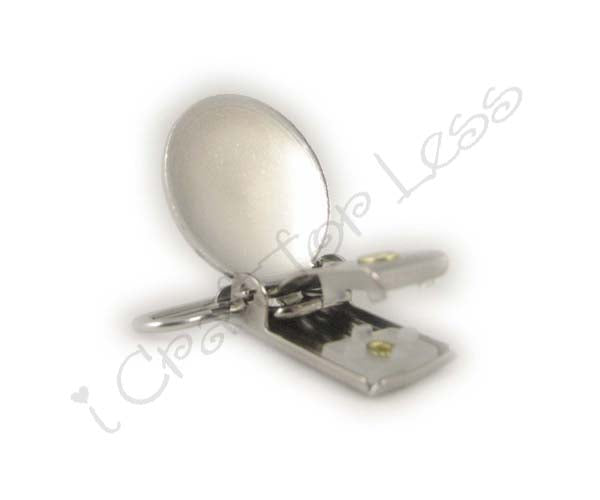 3/4" or 1" Round Face Suspender Clips