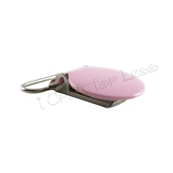 3/4" or 1" Enamel Round Face Suspender Clips